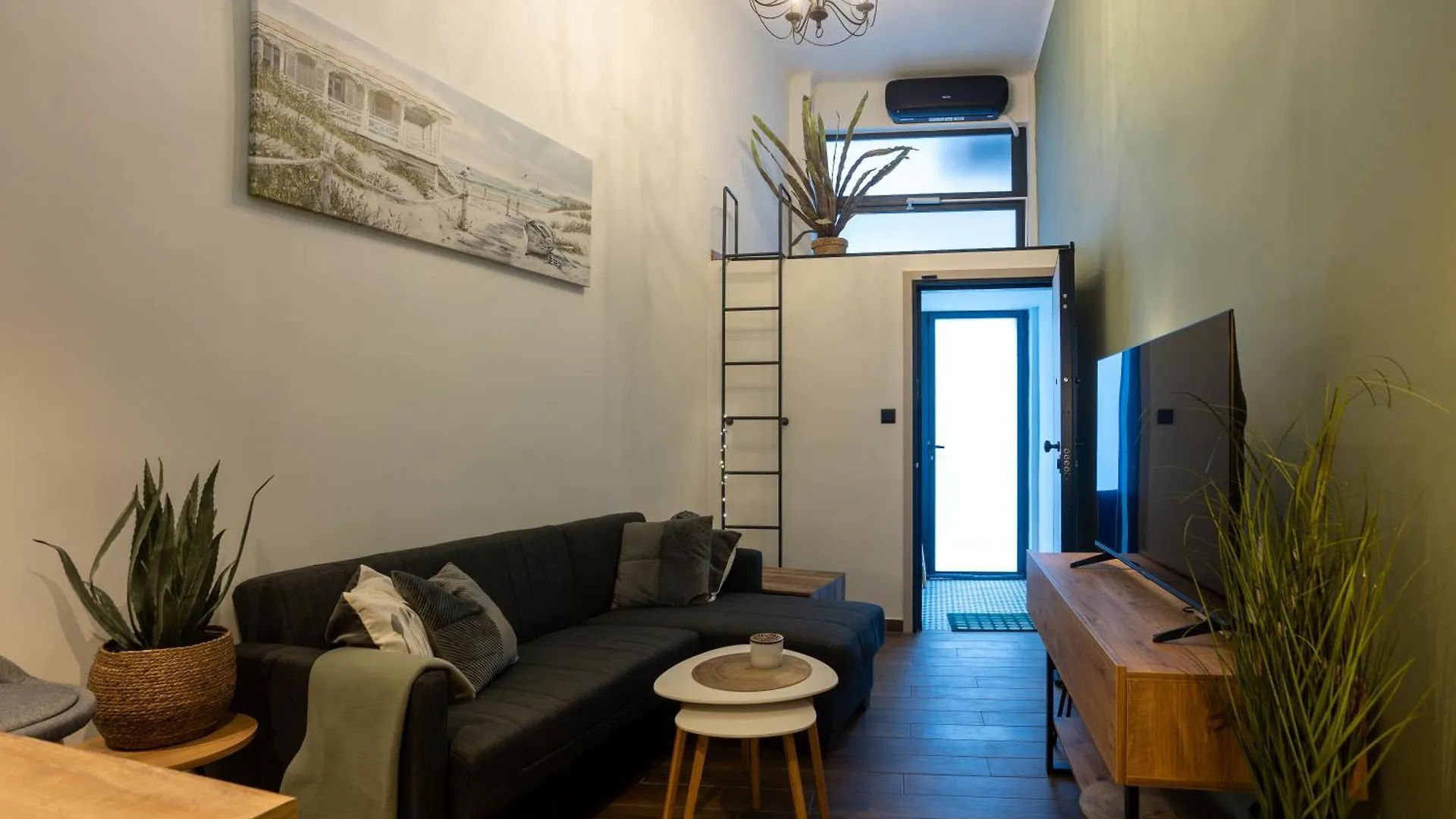 100Mbps Smart Tv Ac Self Check-In Full Kitchen Lägenhet Thessaloníki